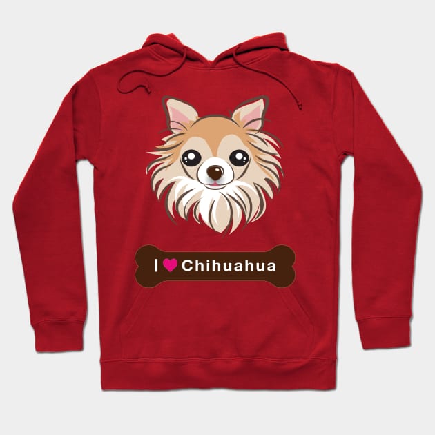 I love My CHIHUAHUA - Chihuahua dogs funny pet owner Gift Hoodie by MIRgallery